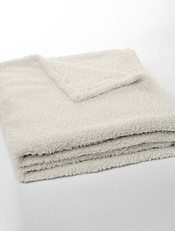 Plaid polaire uni MOKA