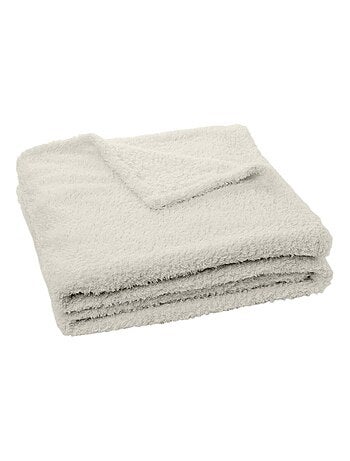 Plaid polaire uni MOKA