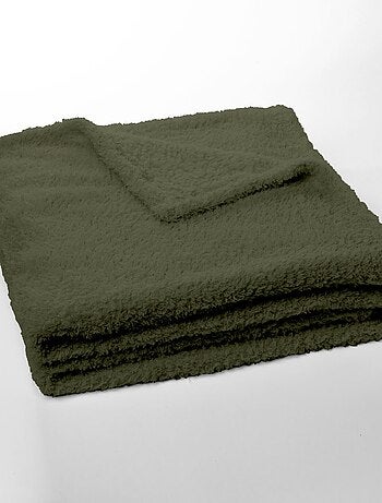 Plaid polaire uni MOKA