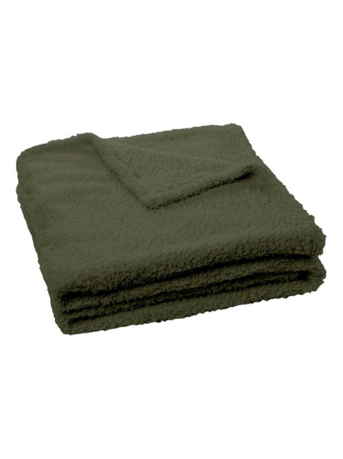 Plaid polaire uni MATCHA - Kiabi