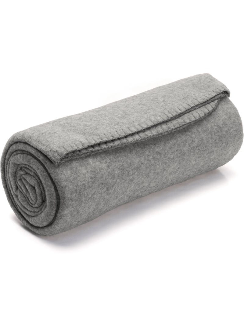 Plaid polaire UNO Gris foncé - Kiabi