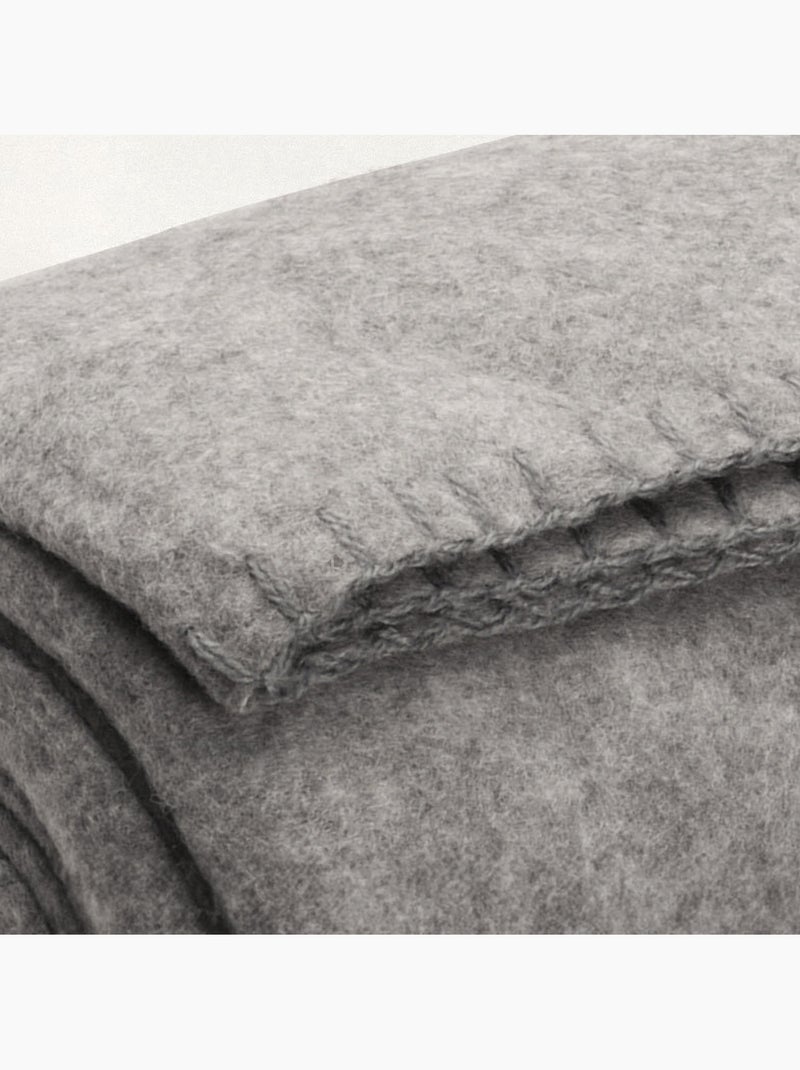 Plaid polaire UNO Gris foncé - Kiabi