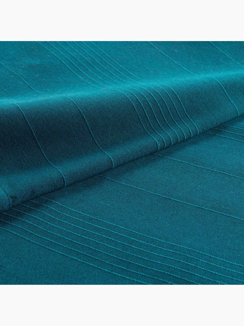 Plaid polycoton léger et polyvalent Bleu - Kiabi