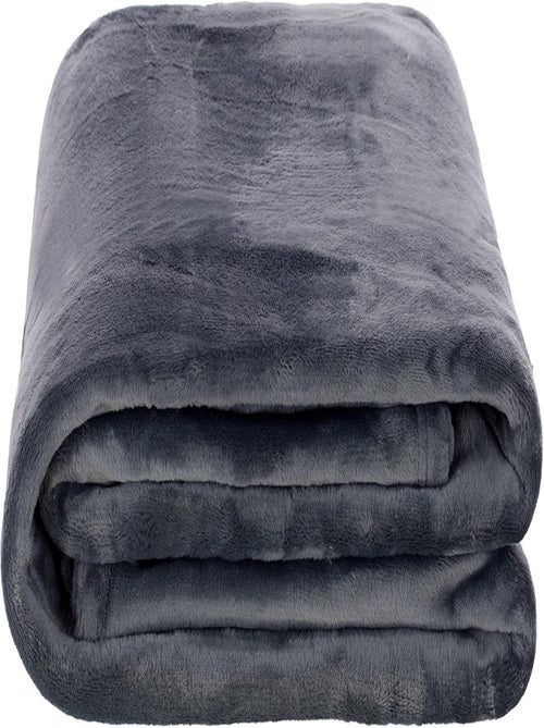Plaid Polyester Douceur d'Intérieur - Kiabi Plaid Polyester Douceur d'Intérieur - Kiabi