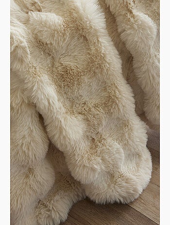 Plaid polyester fausse fourrure astra