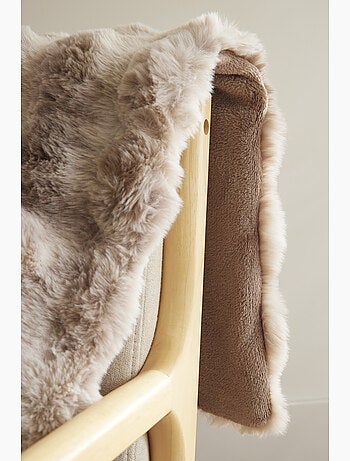 Plaid polyester fausse fourrure astra
