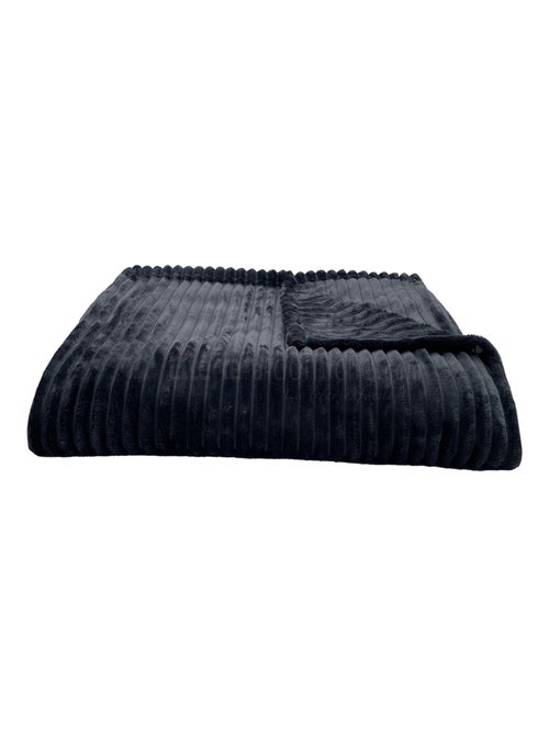 Plaid polyester microvelours DOLCE - Kiabi Plaid polyester microvelours DOLCE - Kiabi