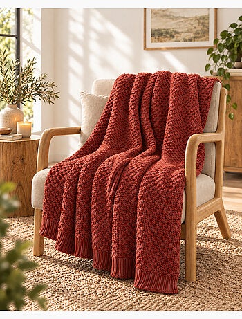 Plaid polyester tricot uni olympia