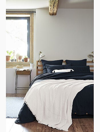 Plaid quadruple gaze de coton Gaia