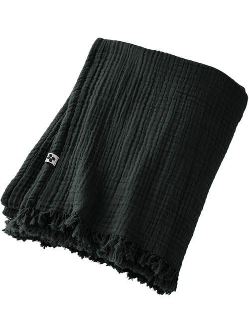 Plaid quadruple gaze de coton Gaia - Kiabi