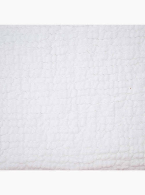 Plaid réversible en coton nid d'abeille - Kiabi Plaid réversible en coton nid d'abeille - Kiabi