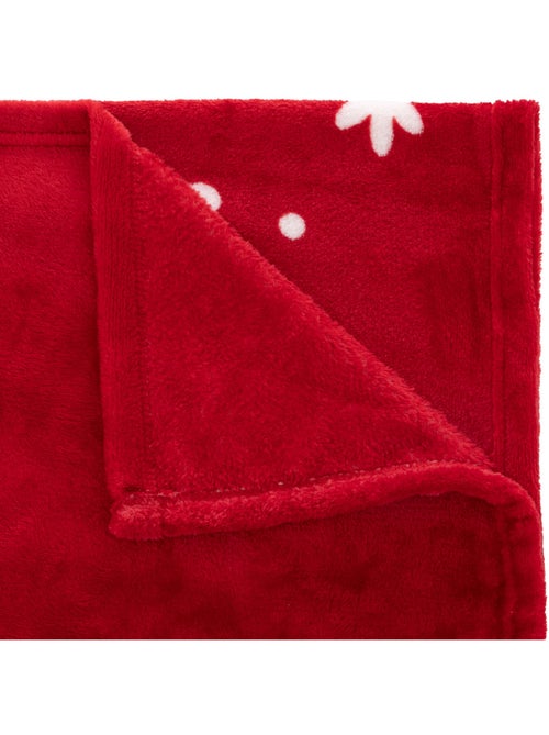 Plaid rouge merry christmas 130X180cm - Kiabi Plaid rouge merry christmas 130X180cm - Kiabi