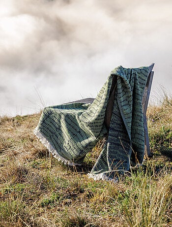 Plaid SANTORIN mousseline de coton