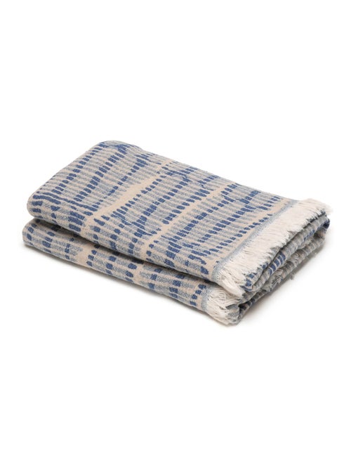 Plaid SANTORIN mousseline de coton - Kiabi