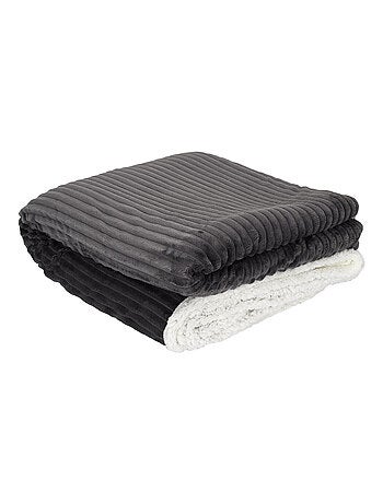 Plaid SHERPA en flanelle côtelé