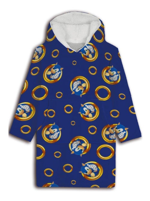 Plaid Sonic à Manches et Capuche Taille Unique S à L, ANNEAUX - Kiabi