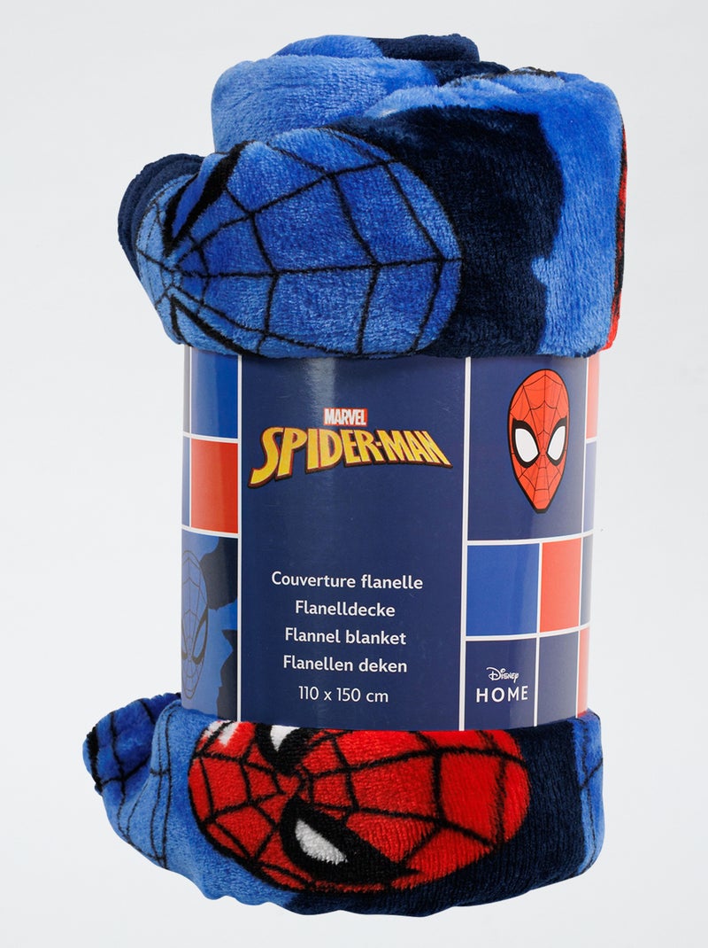 Plaid 'Spider-man' Bleu - Kiabi
