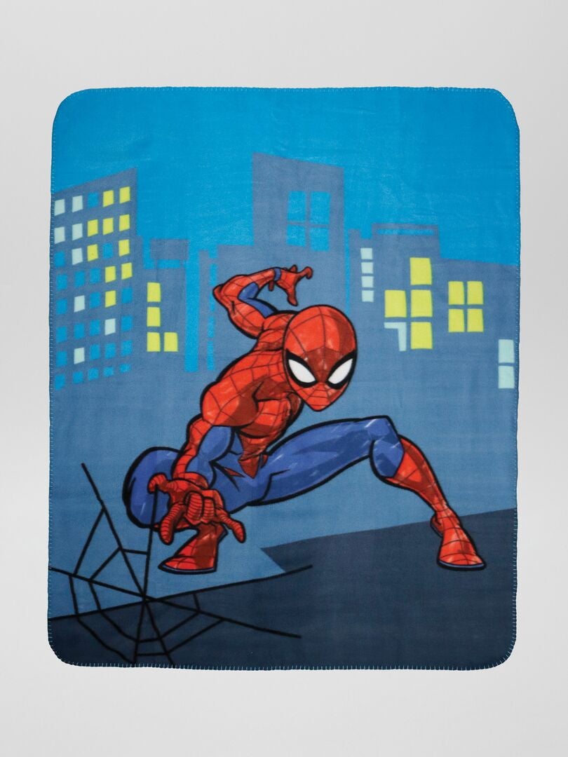 Plaid 'Spider-Man' - bleu/rouge - Kiabi - 12.00€