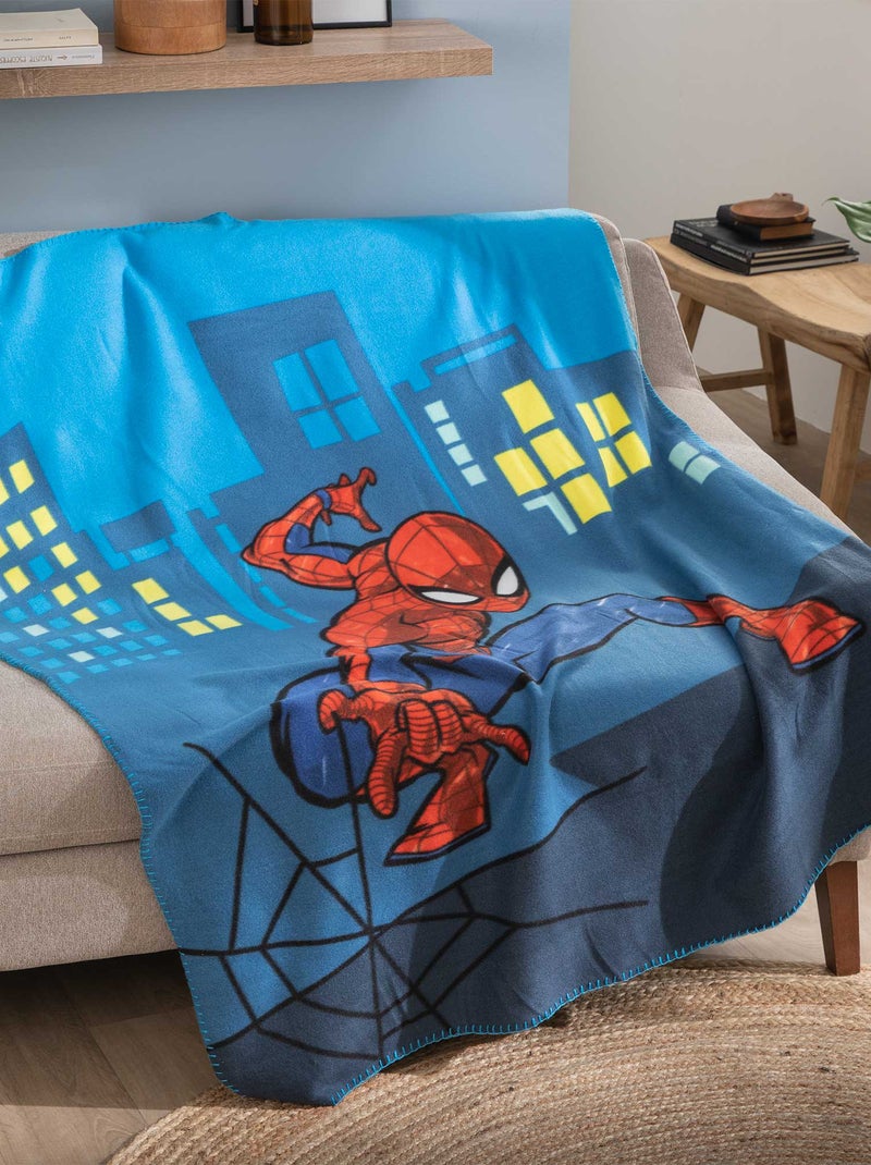 Plaid 'Spider-Man' bleu/rouge - Kiabi