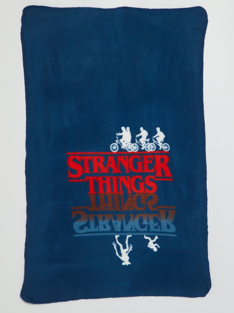 Plaid 'Stranger Things' bleu - Kiabi