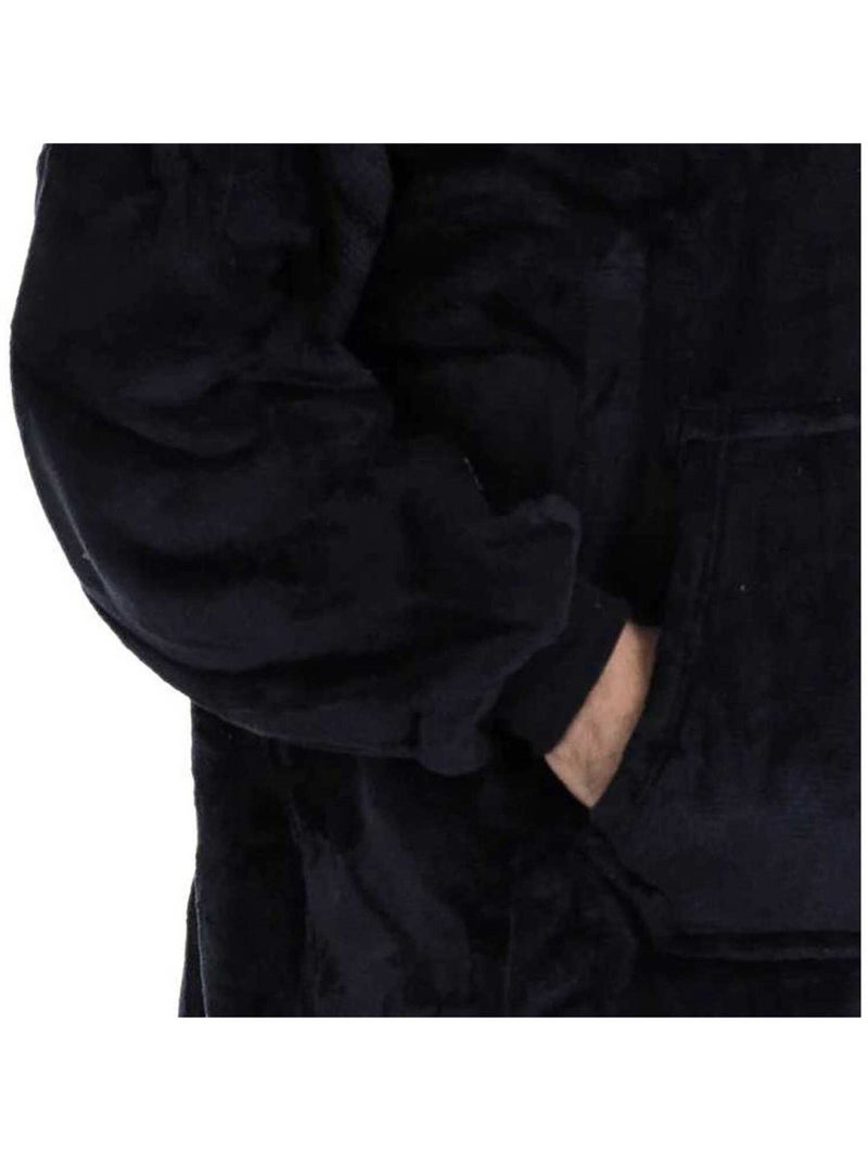 Plaid sweat à capuche "Sweaty" Jean Louis Scherrer - Noir Noir - Kiabi