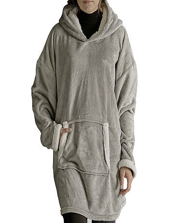 Plaid sweat polaire BIEN AU CHAUD