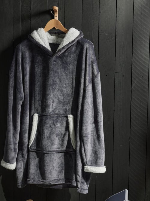 Plaid sweat polaire BIEN AU CHAUD - Kiabi Plaid sweat polaire BIEN AU CHAUD - Kiabi