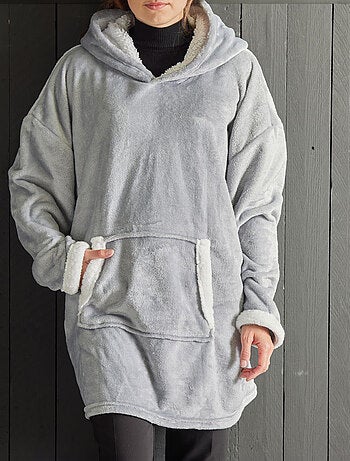 Plaid sweat polaire BIEN AU CHAUD