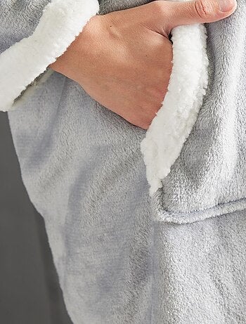 Plaid sweat polaire BIEN AU CHAUD