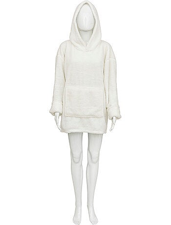 Plaid sweatshirt capuche flanelle TEDDY