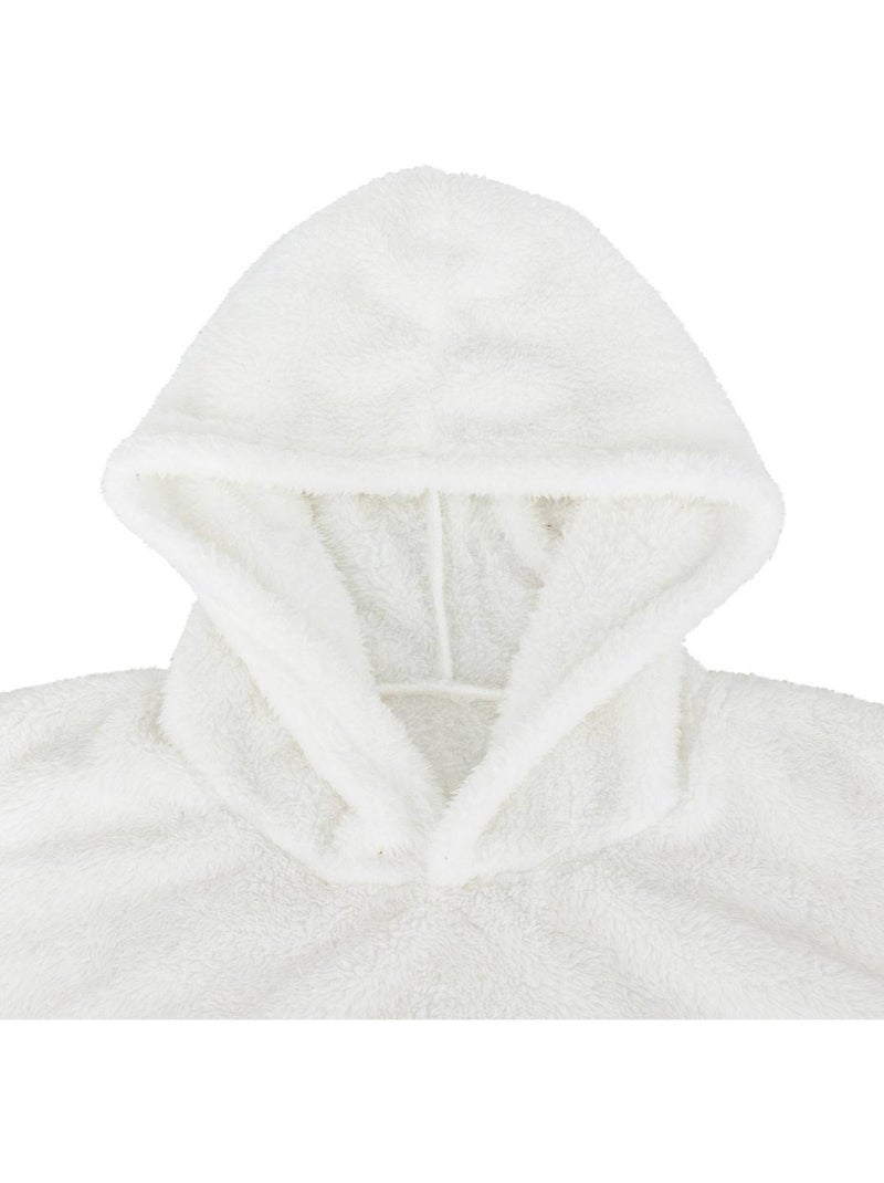 Plaid sweatshirt capuche flanelle TEDDY Blanc - Kiabi