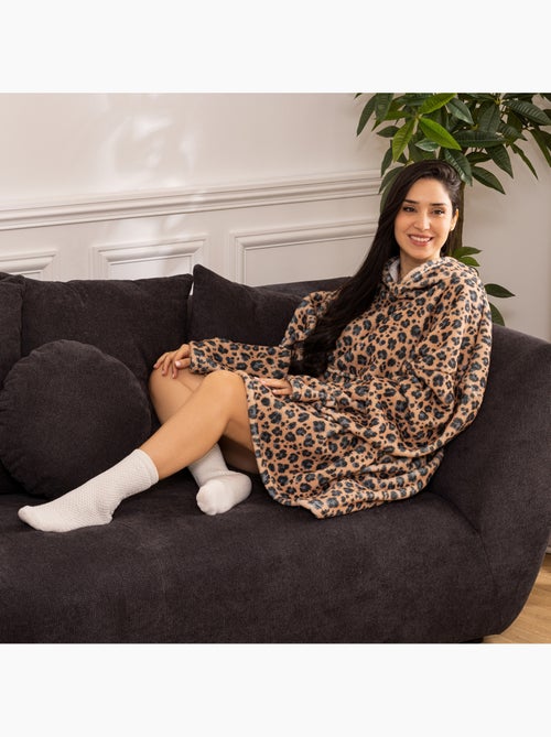 Plaid sweatshirt capuche HOODIE - Kiabi