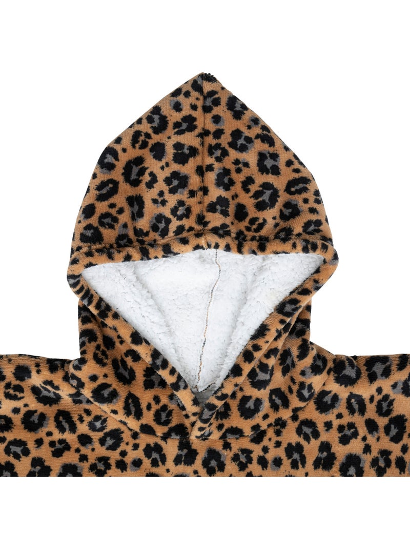 Plaid sweatshirt capuche HOODIE Beige - Kiabi