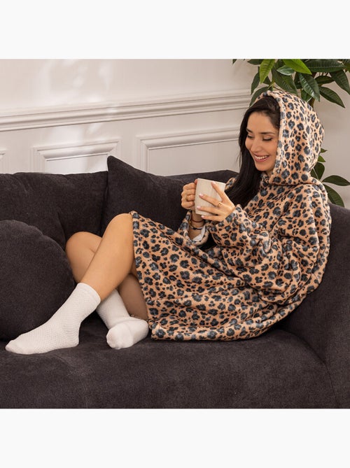 Plaid sweatshirt capuche HOODIE - Kiabi