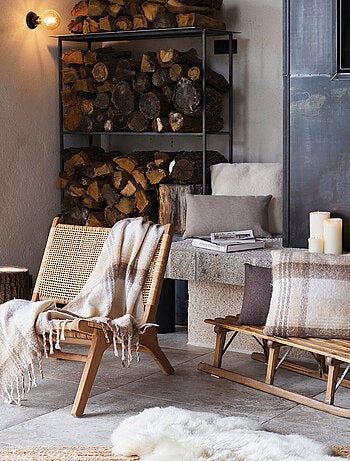 Plaid tartan Ecossais - Effet mohair