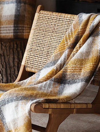 Plaid tartan Ecossais - Effet mohair