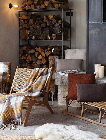 Plaid tartan Ecossais - Effet mohair