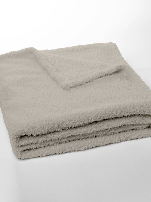 Plaid teddy BIEN AU CHAUD - Kiabi