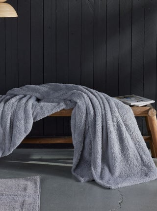 Plaid teddy BIEN AU CHAUD