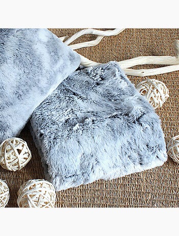 Plaid tendance en imitation fourrure