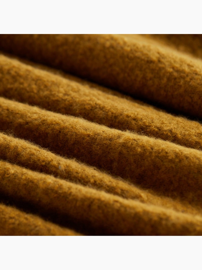 Plaid texturé effet mohair kodi Bronze - Kiabi