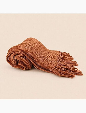 Plaid tissu chenille 130x150cm