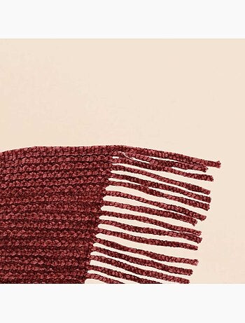 Plaid tissu chenille 130x150cm