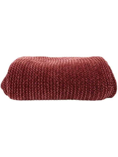 Plaid tissu chenille 130x150cm - Kiabi Plaid tissu chenille 130x150cm - Kiabi