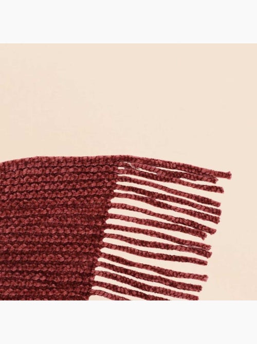 Plaid tissu chenille 130x150cm - Kiabi Plaid tissu chenille 130x150cm - Kiabi
