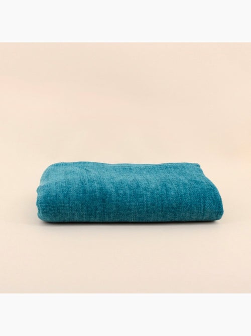 Plaid tissu chenille 130x170cm - Kiabi