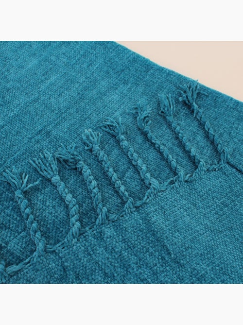 Plaid tissu chenille 130x170cm - Kiabi