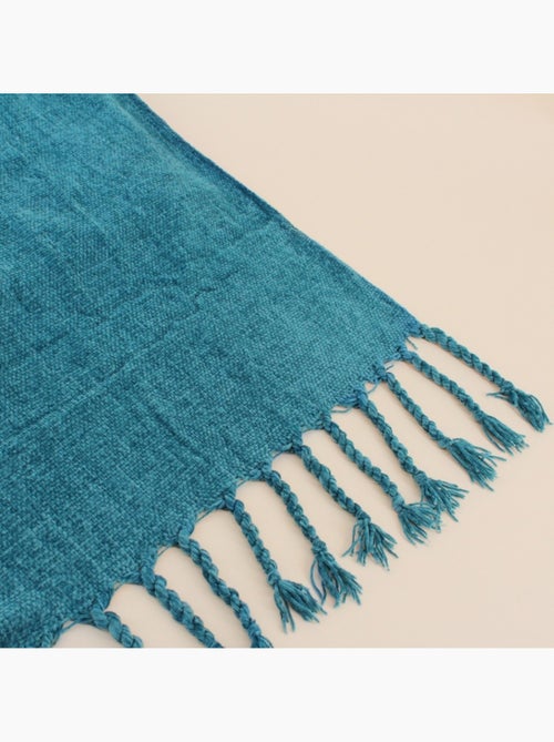 Plaid tissu chenille 130x170cm - Kiabi