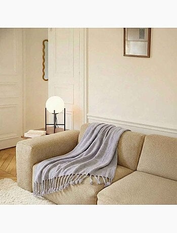 Plaid tissu chenille 130x170cm
