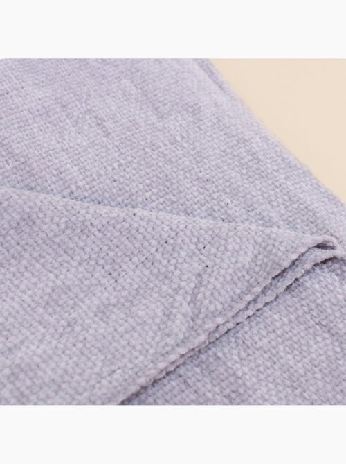 Plaid tissu chenille 130x170cm - Kiabi